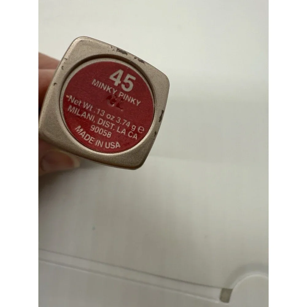 Milani Color Perfect Lipstick 45 MINKY PINKY DISCONTINUED‎ RARE HARD TO FIND